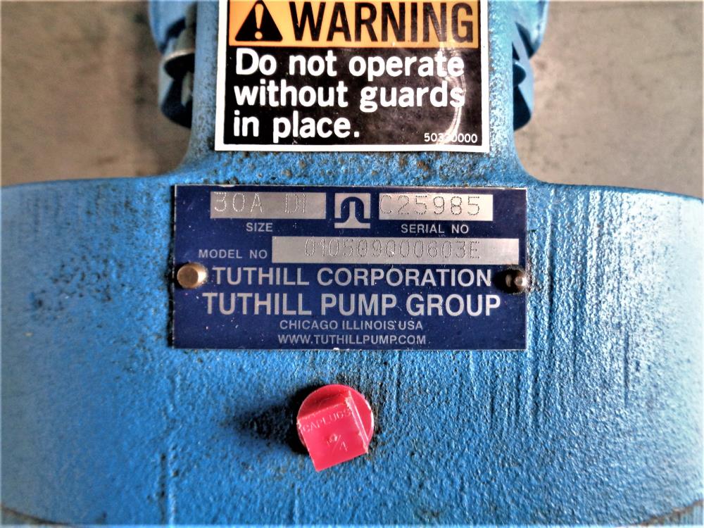 Tuthill Chemical Processing Pump, Size 30A DI, Model# 010509000603E